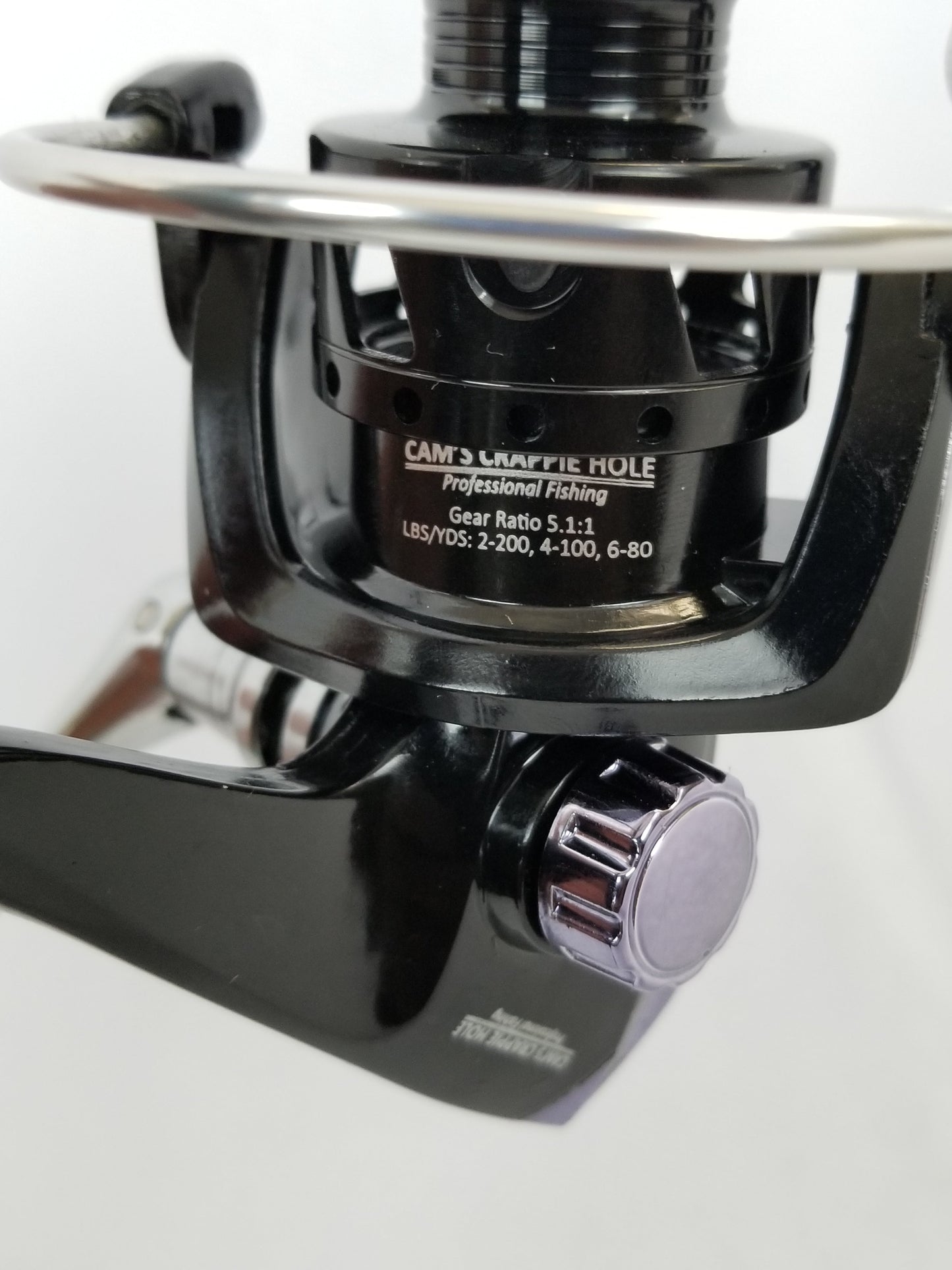 Cam's Complete 6'6" "Silver Stallion" Titanium 10+1 (BB) Ball Bearing Reel Signature Series Curly Tail Combo  Special