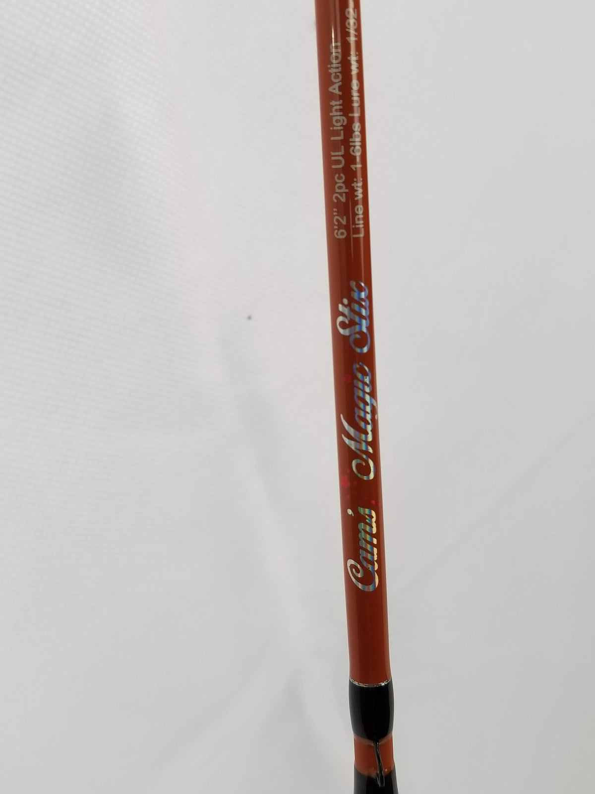 Cam's "Orange Poseidon"  6'6  Spinning Rod and Reel Combo