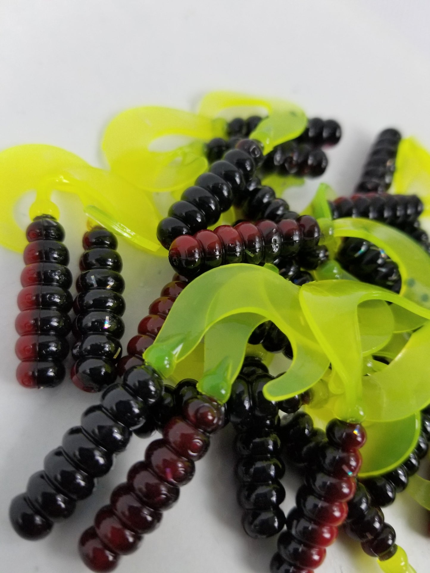 Cam's Complete All Plastic  Curly Tail & Stinger Shad [Hologram Flake] Assortment Package Kit