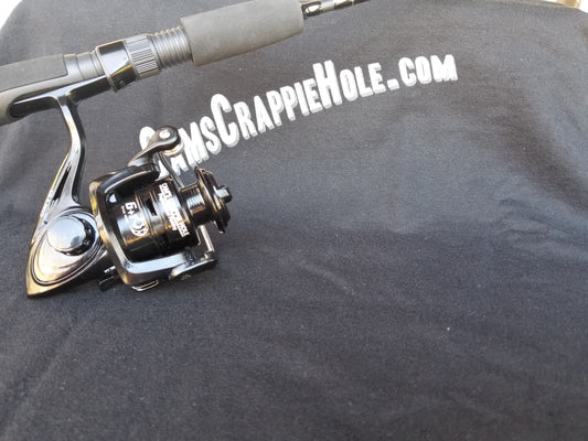 Cam's 7(BB)The Raven [BlackBird] Xtralite  6'6" ft. Rod & Reel Spinning Combo