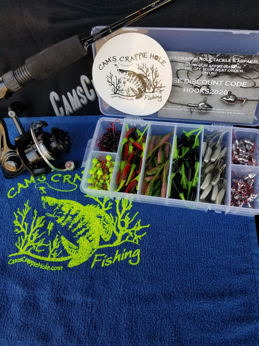 Cam's The Raven Complete 6ft. [BlackBird] Xtralite 7 (BB) Ball Bearing Reel Stinger Shad Combo Special
