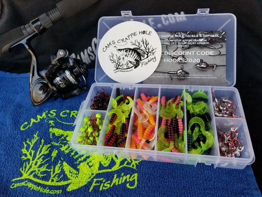 Cam's The Raven Complete 6ft. [BlackBird] Xtralite 7 (BB) Ball Bearing Reel Curly Tail Combo Special