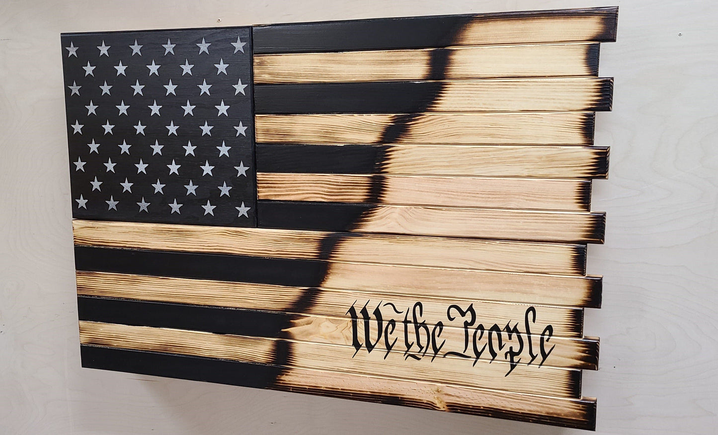Premium 2 Compartment Gun Case - Half Flag & Half Logo Designs