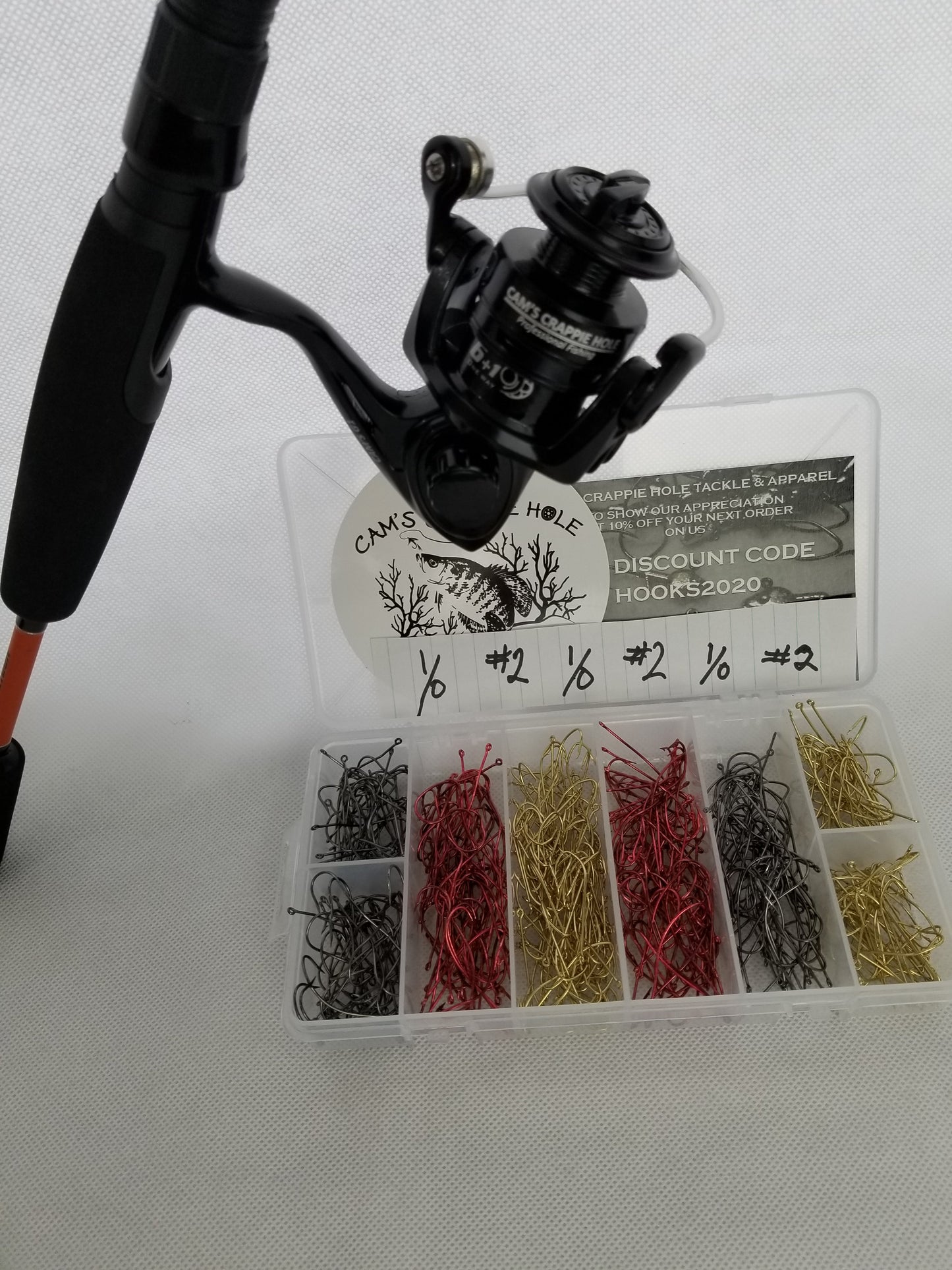 Cam's "Orange Poseidon" Live Bait Assortment 6'0 Combo Kit