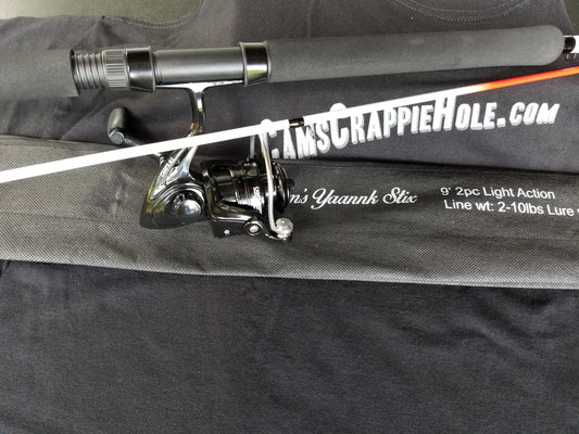 Cam's 9ft. 2pc. Yaannk Stik + 9 (BB) Cam's Xtralite Reel