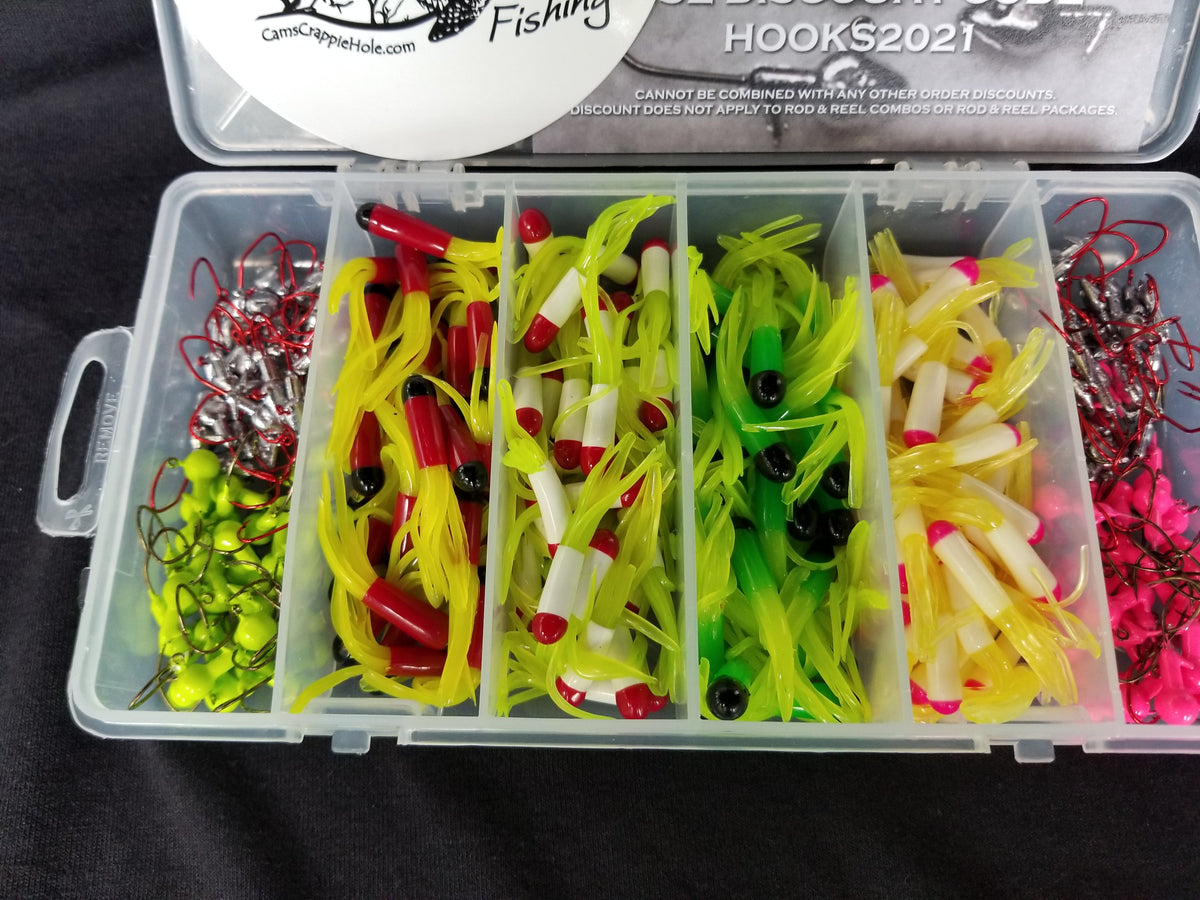Cam's 9ft Yaannk Stick Combo Rod and Reel Tri-Color Tube Kit