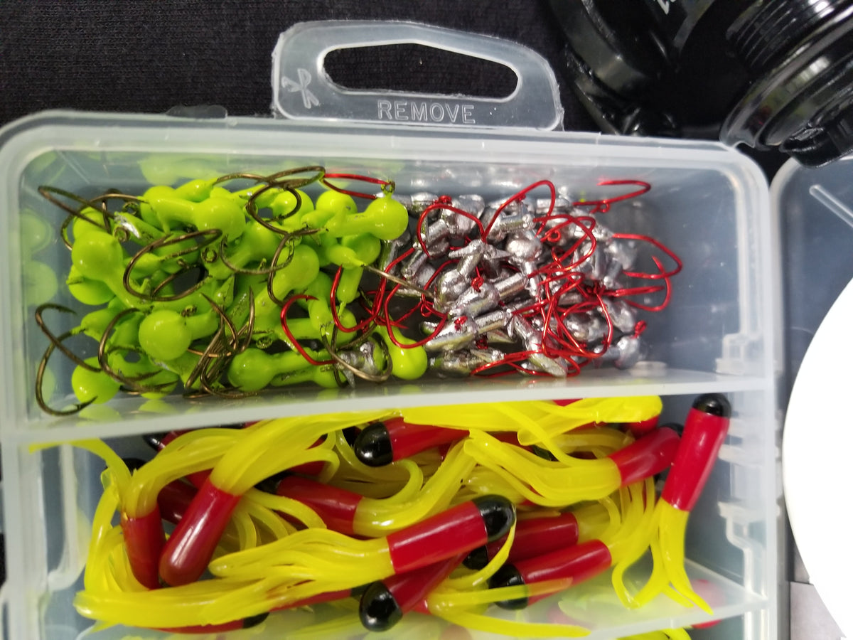 Cam's 9ft Yaannk Stick Combo Rod and Reel Tri-Color Tube Kit
