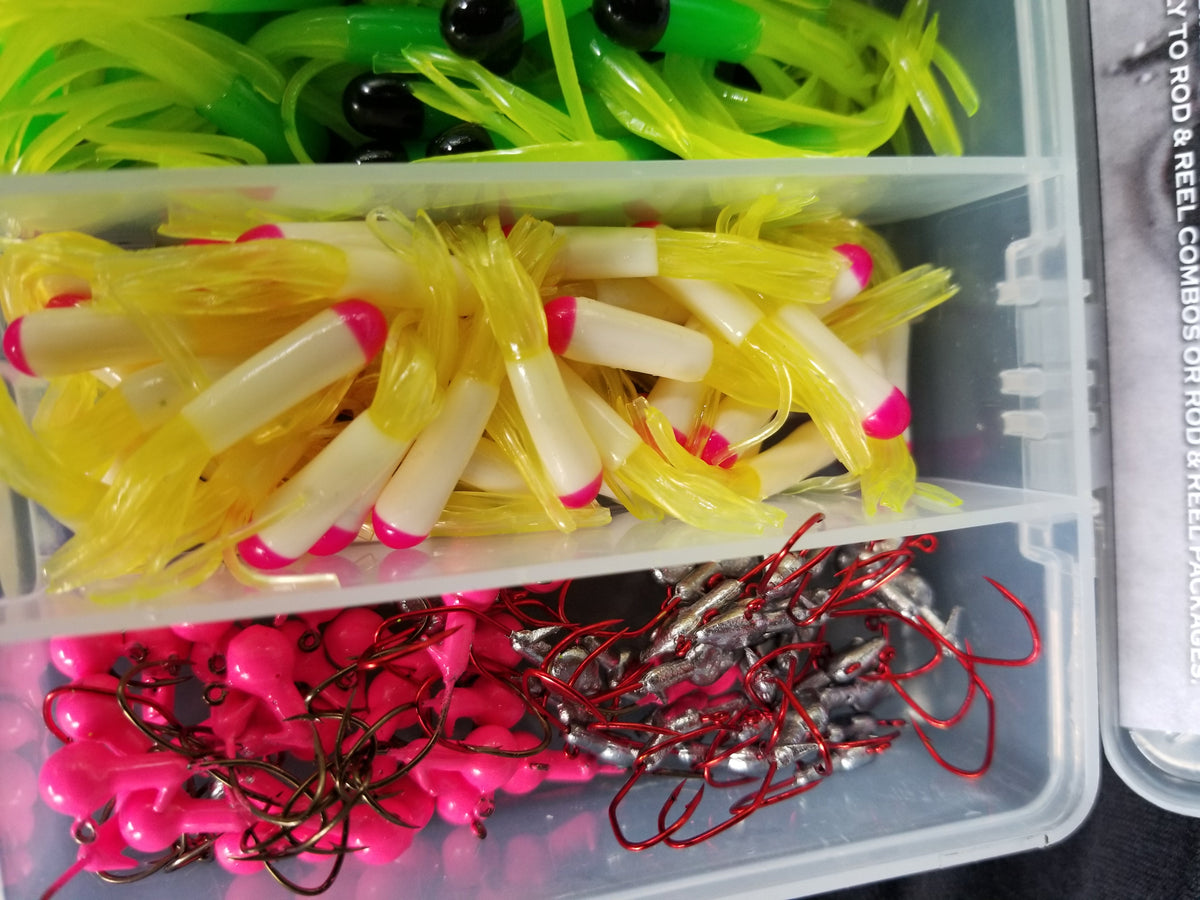 Cam's 9ft Yaannk Stick Combo Rod and Reel Tri-Color Tube Kit