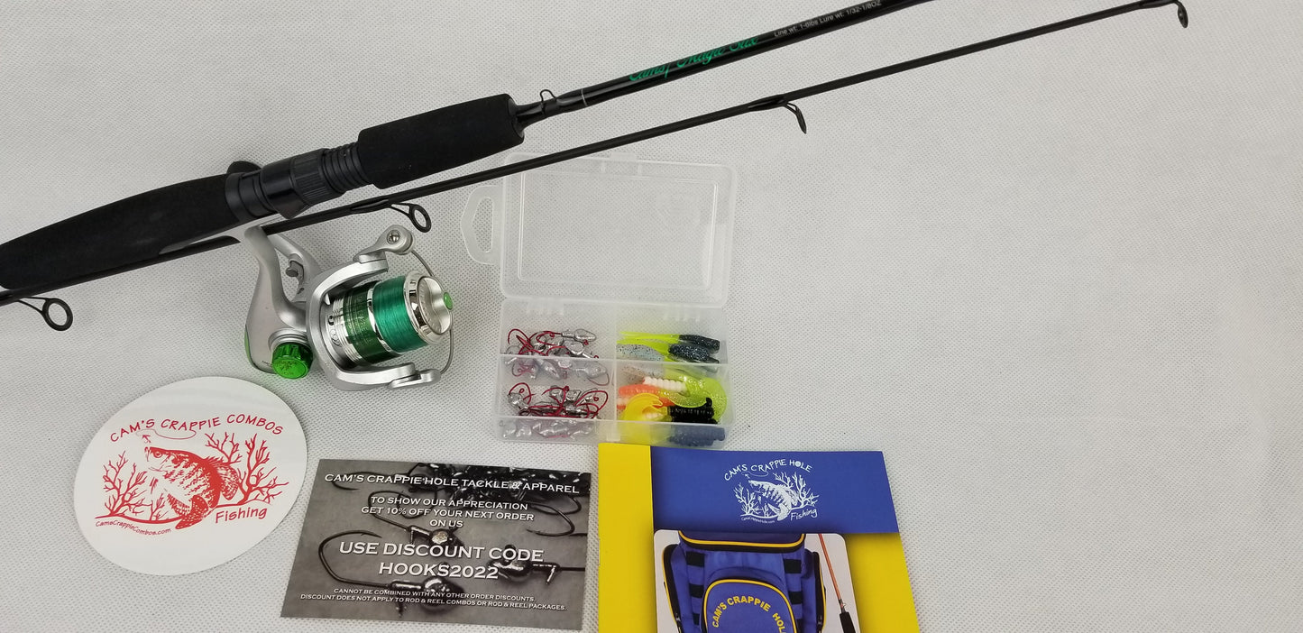 Cam's Starter 6' Pre-Spooled Emerald Green Trial Kit