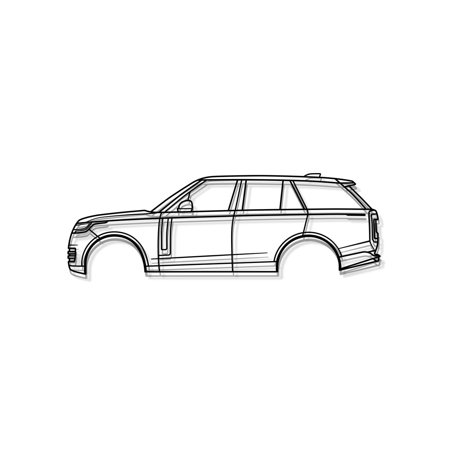2022 Range Rover Metal Car Wall Art - MT0800