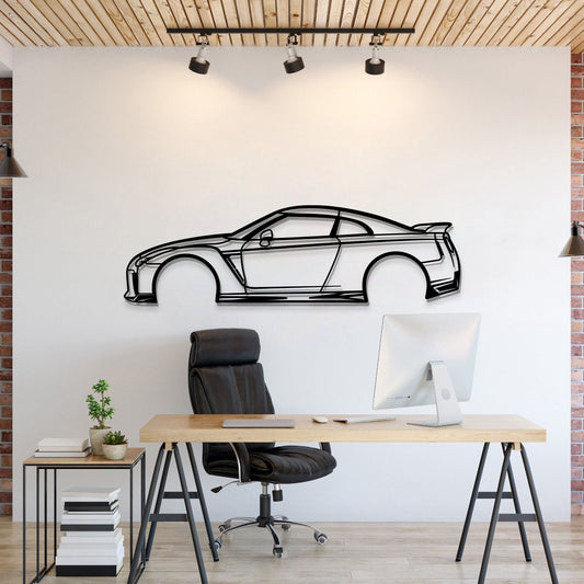 GT-R R35 Metal Car Wall Art - MT1064