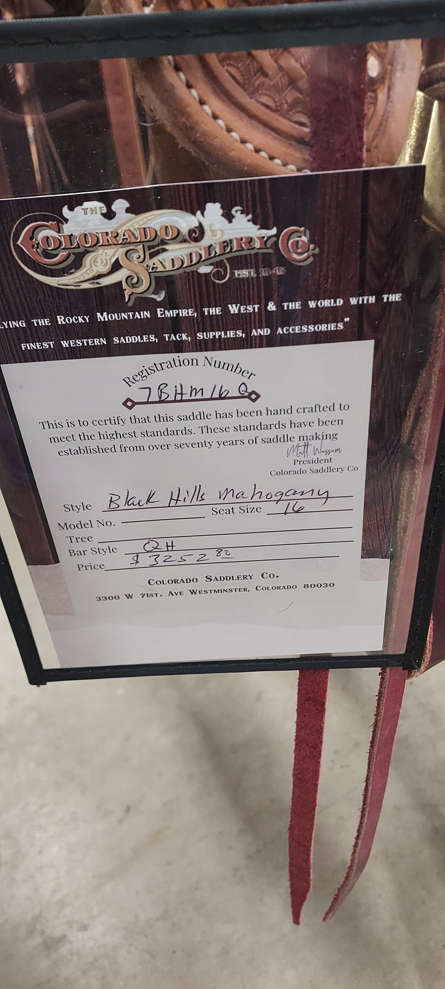 16" Classic Black Hills Mahogany