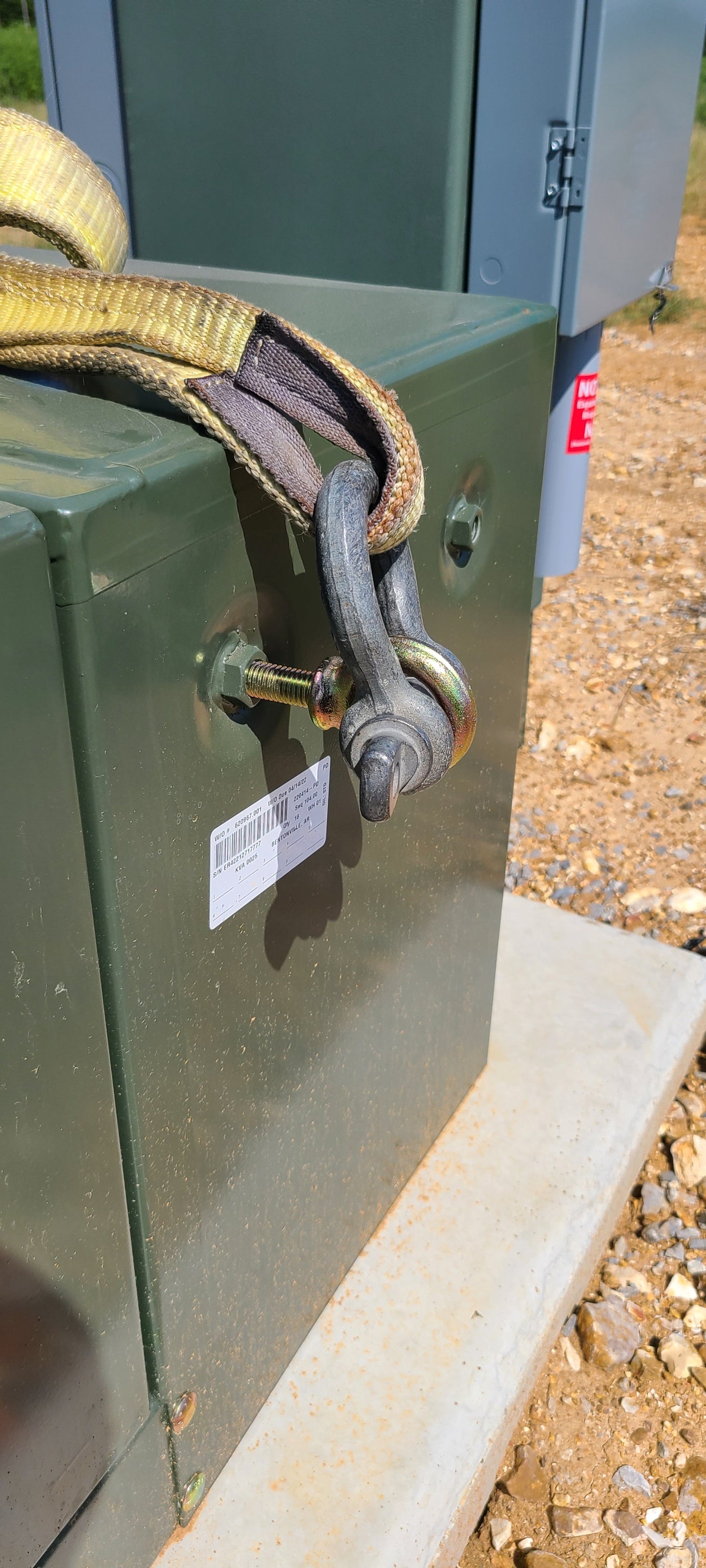 Pad Mount Transformer Lifting Eyes