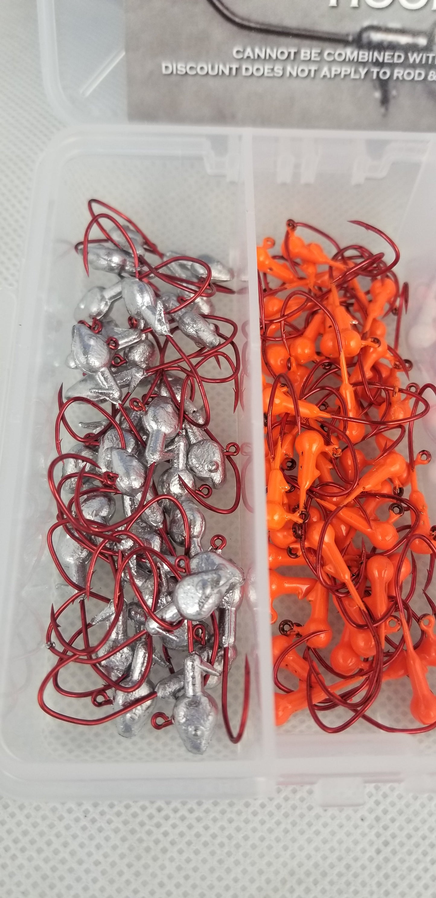 Cam's 60pc. Hand Painted Assortment 1/32 "Nasty Bend Hooks" Jighead Kit