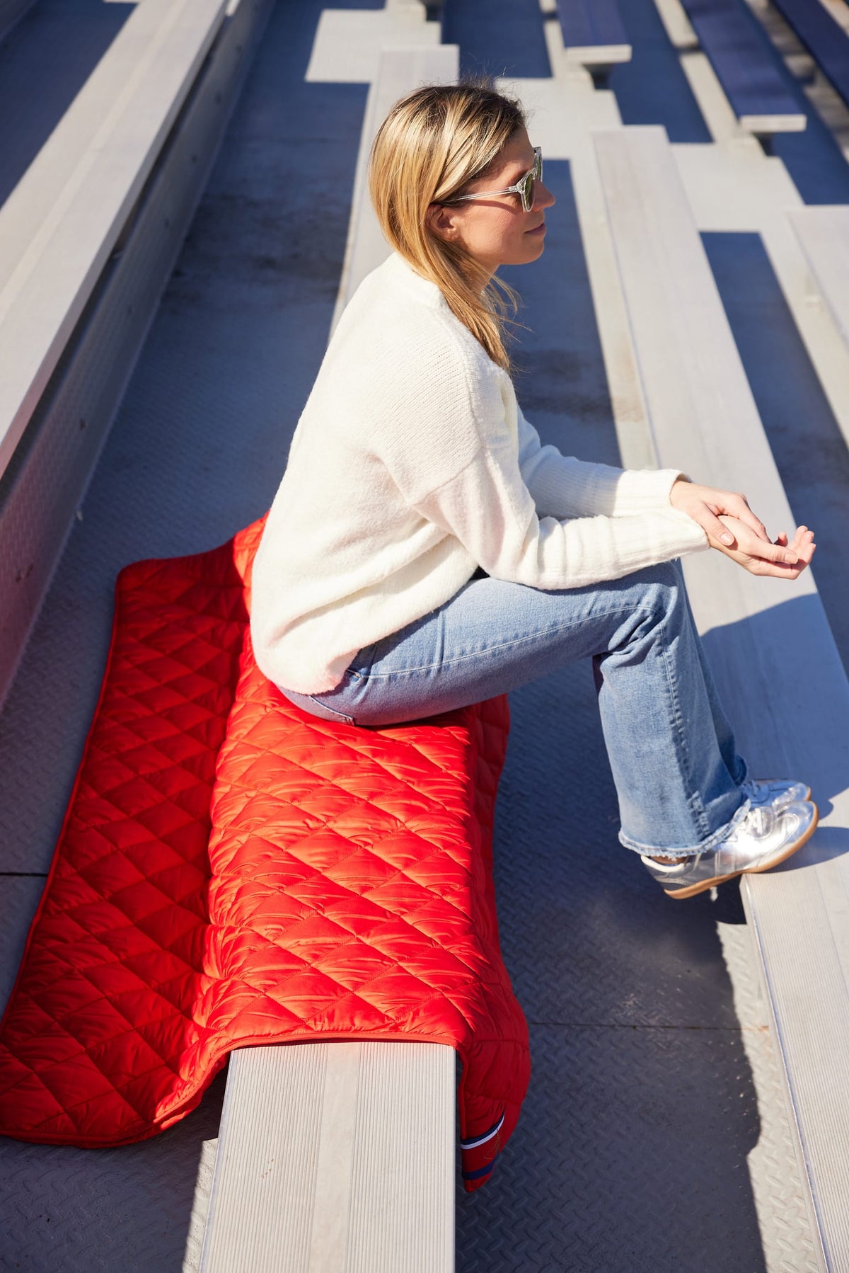 Iowa State University Red Puffer Blanket