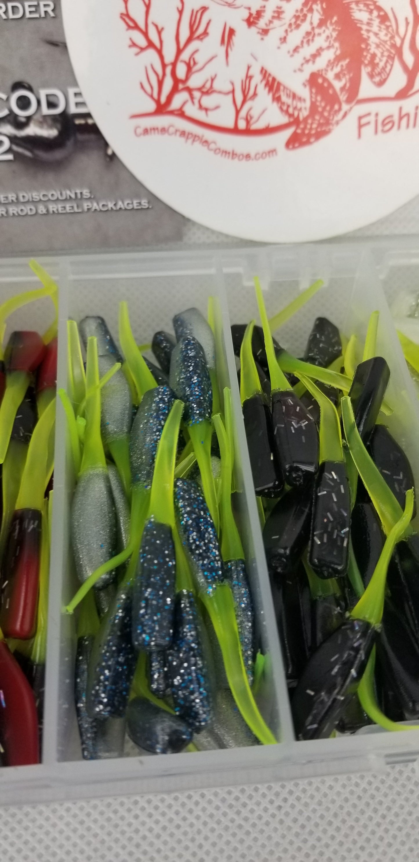 Cam's Complete All Plastic Stinger Shad [Hologram Flake] Assortment Package Kit