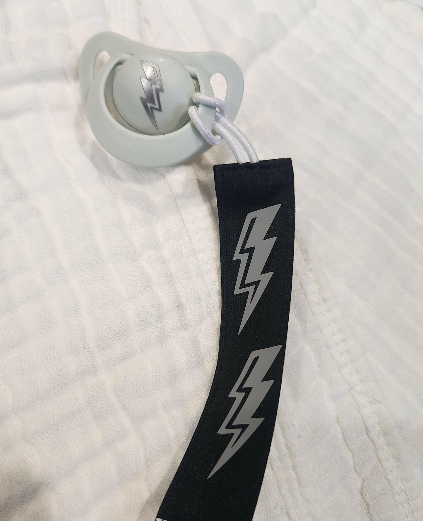 Baby Bolt Pacifier Holder Lineman Set of 2