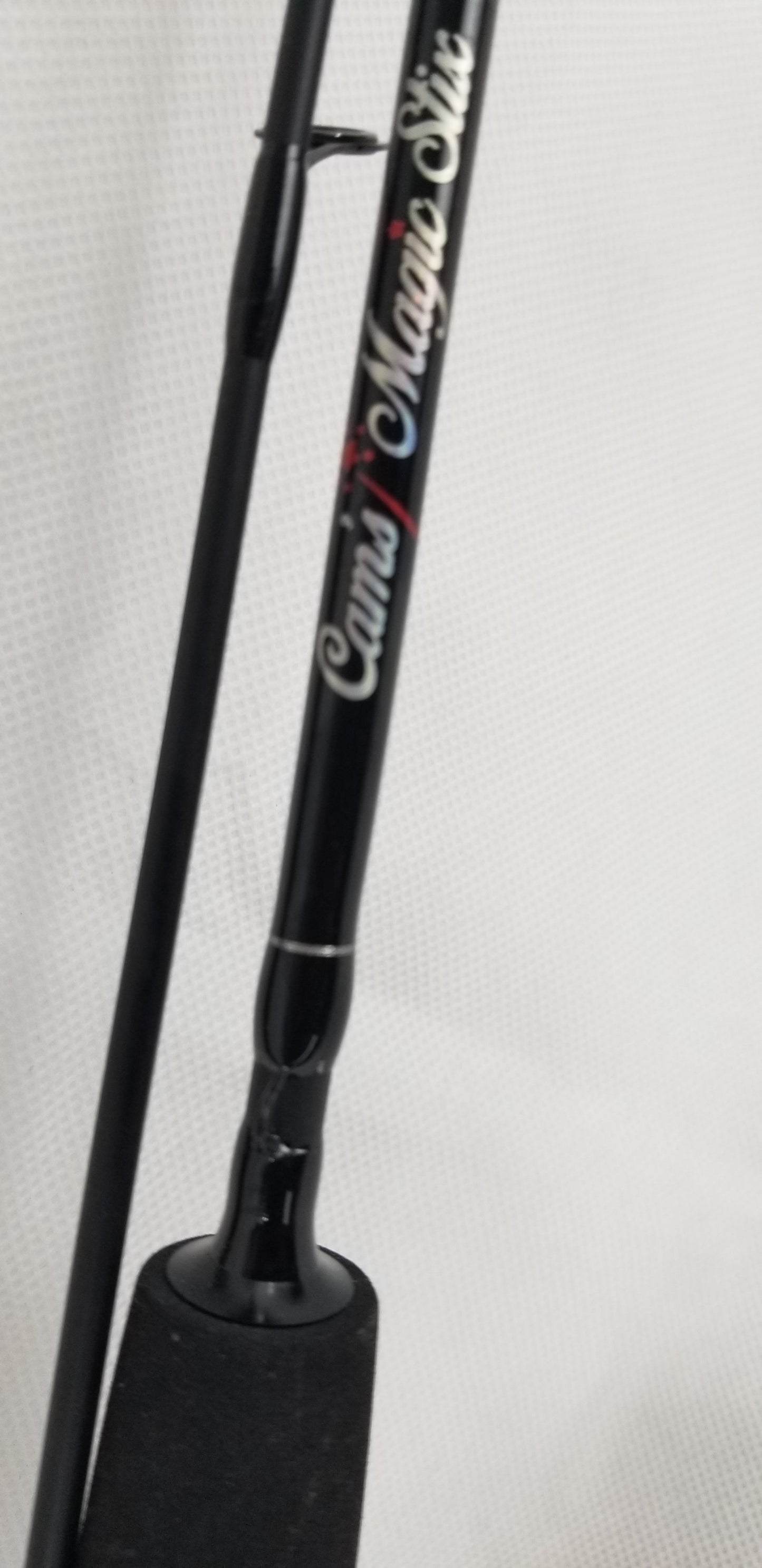 Cam's 6'0  (8+1) BB Black & Red "War Horse" Magic Stik Rod & Reel Combo