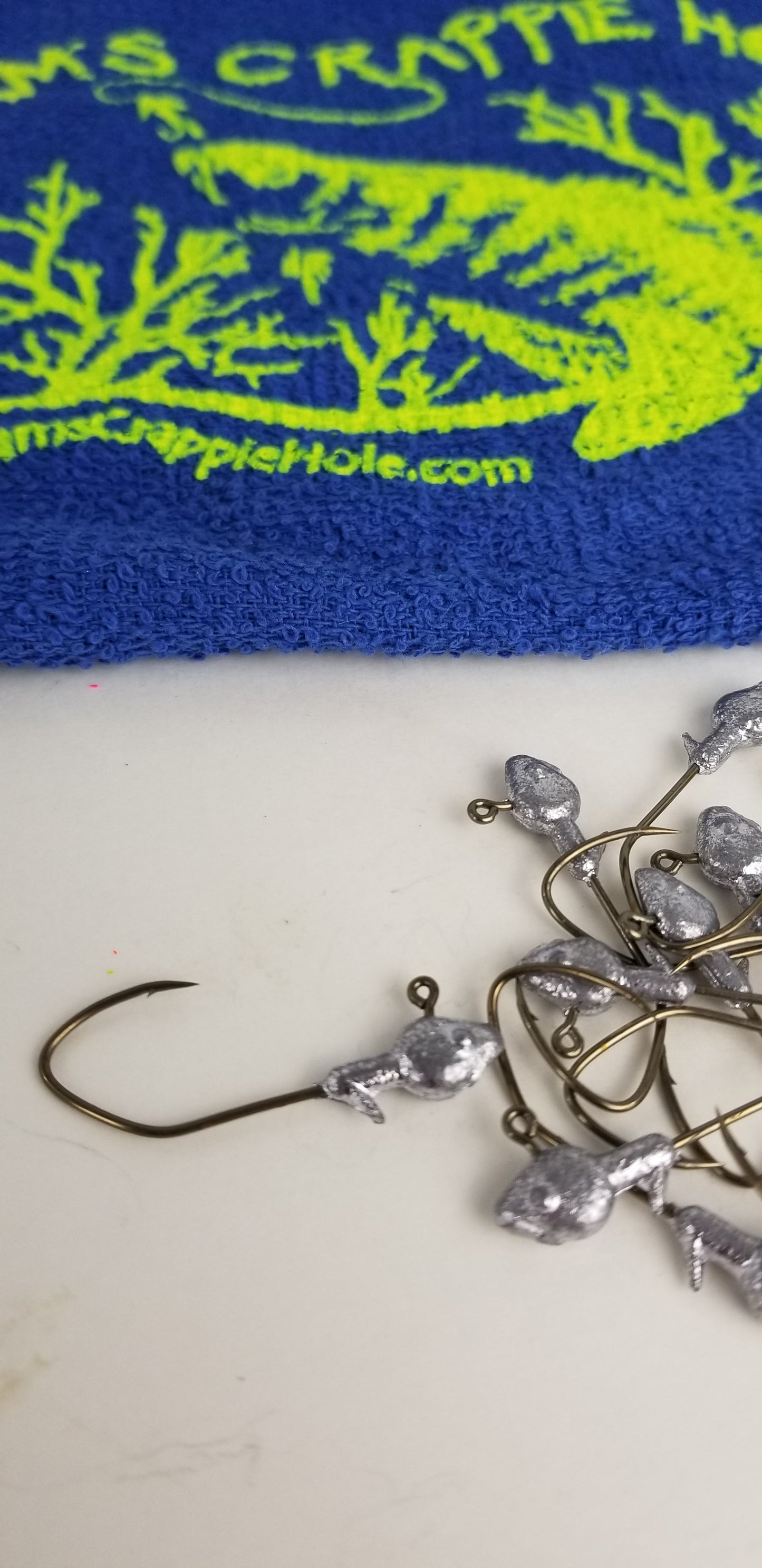 25ct.- 1/16oz. Unpainted Cam's DIESEL BUILT Minnow Head w/ 1/0 Deadly Bronze Hooks (Chemically Sharpened)