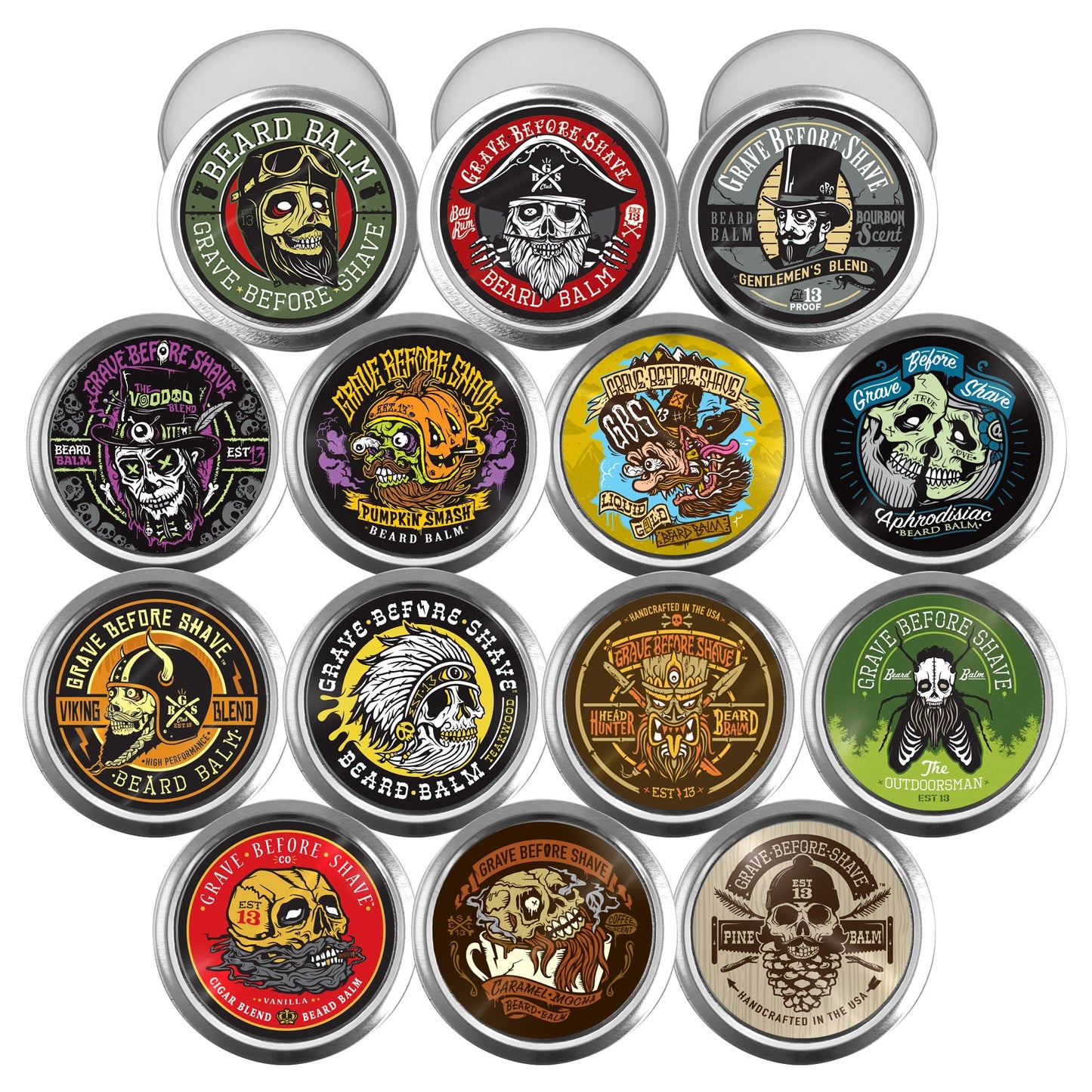 Grave Before Shave Beard Balm 2oz. tins