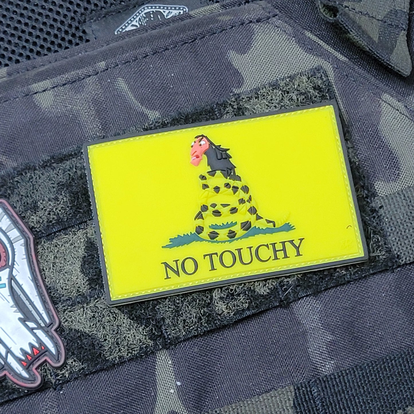 No Touchy PVC Morale Patch