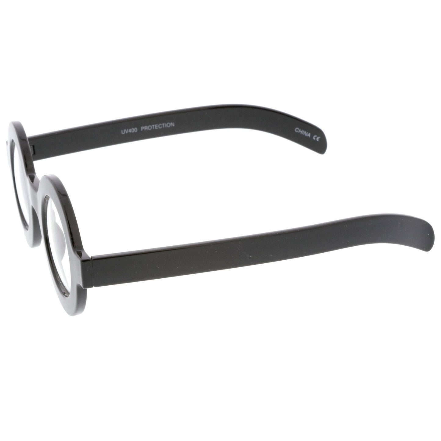 Bold Retro Thick Frame Clear Lens Glasses C074