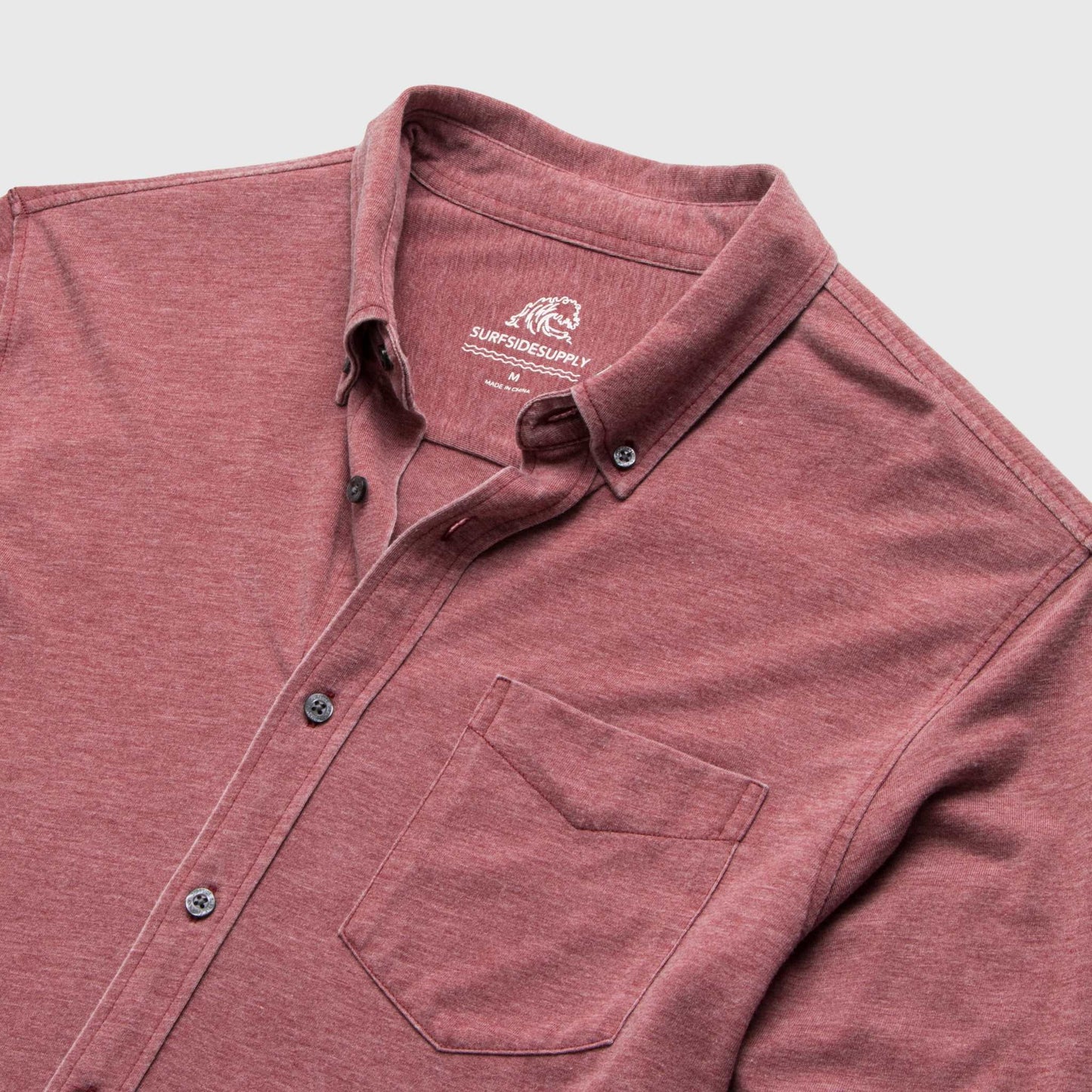 Anthony Burnout Shirt - Red Syrah
