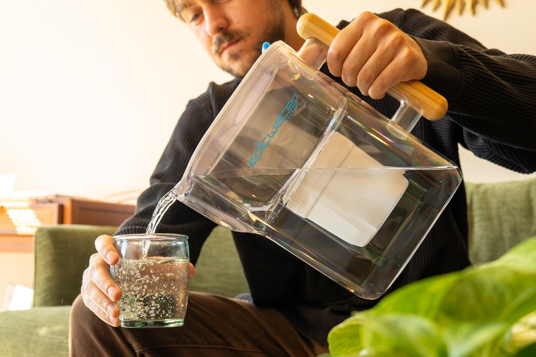 Pure XP Water Filter Pitcher | Reduces Fluoride, PFAS, & Parasites