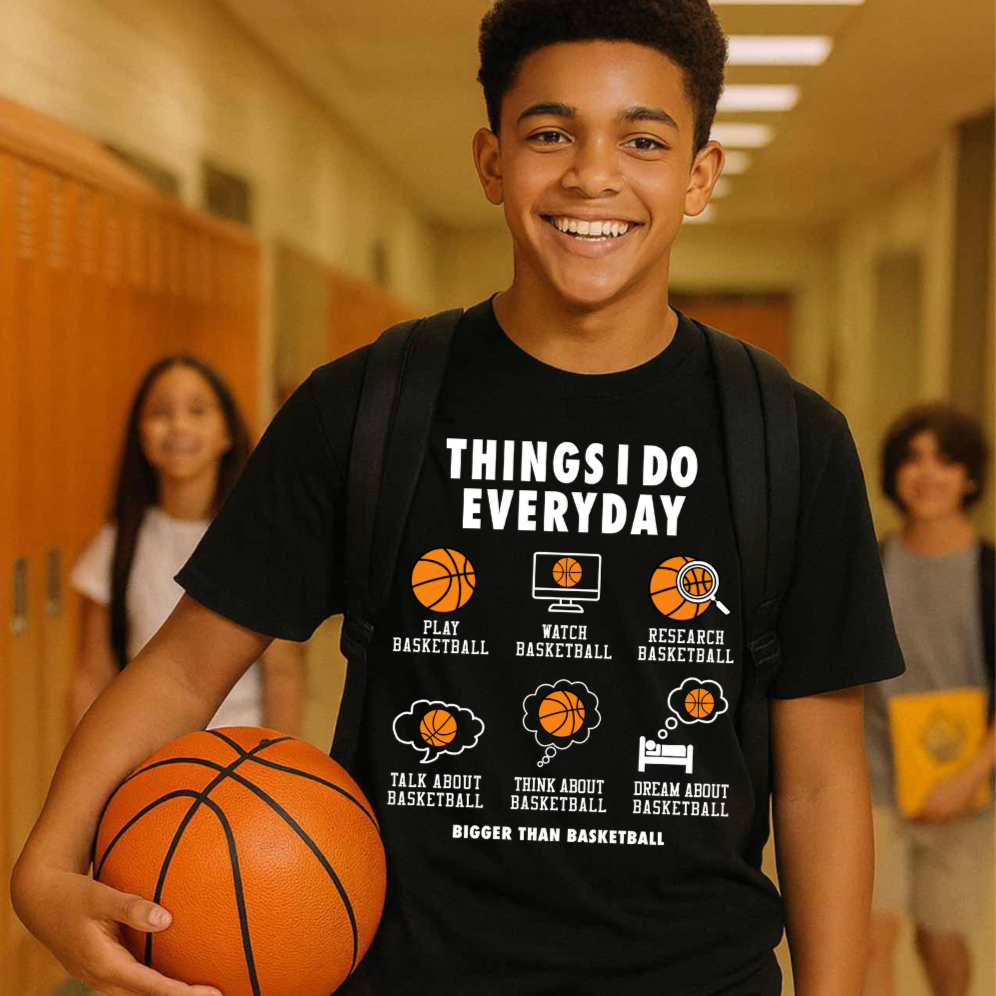 Things I Do Everyday - T-Shirt - Black