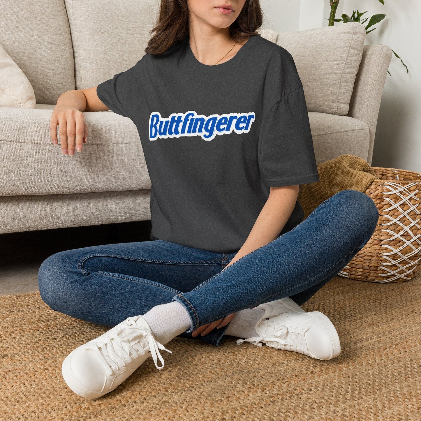 Buttfingerer T-Shirt — Funny Retro Script Tee for Sarcastic Humor Gifts