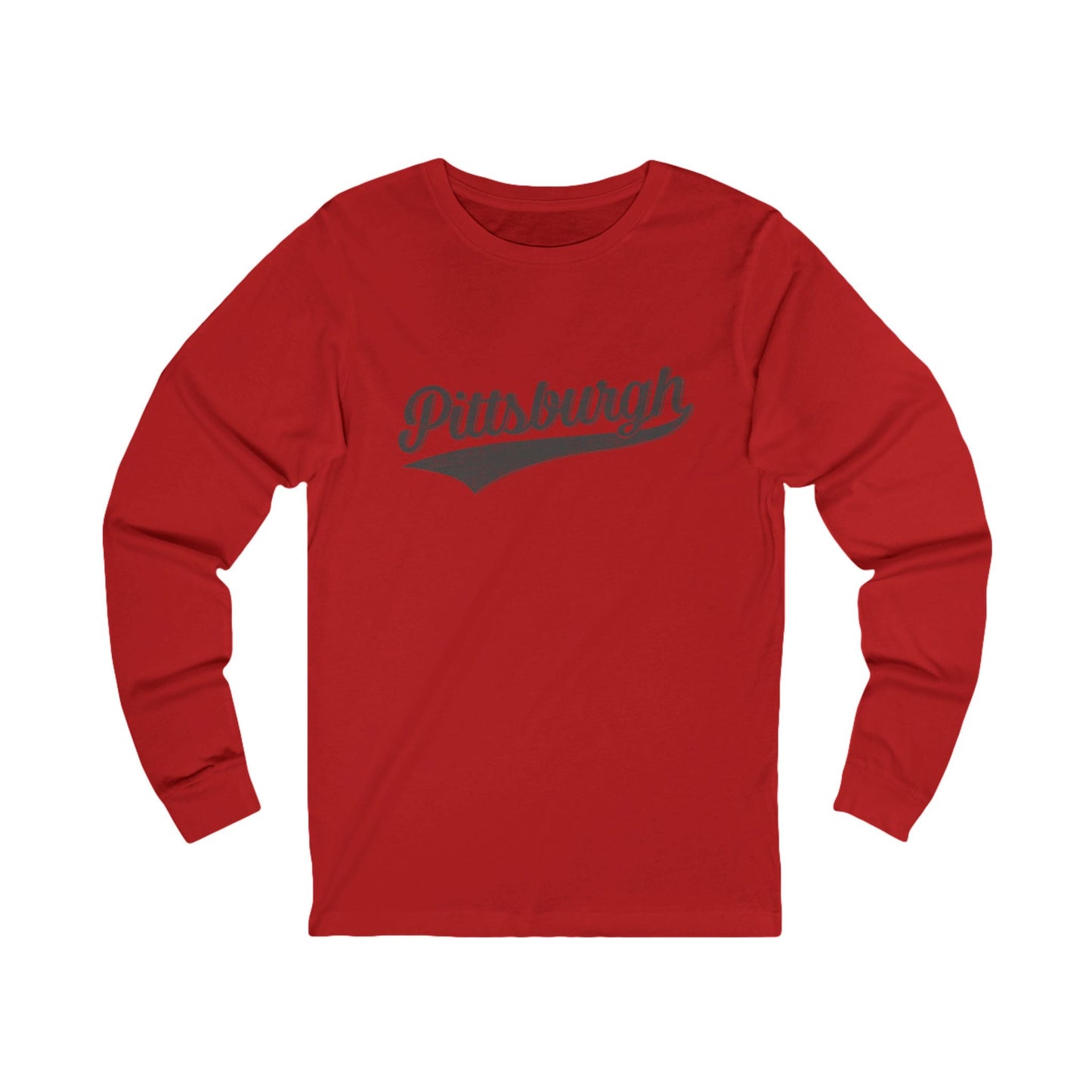 Pittsburgh Varsity Retro Jersey Long Sleeve Tee Shirt