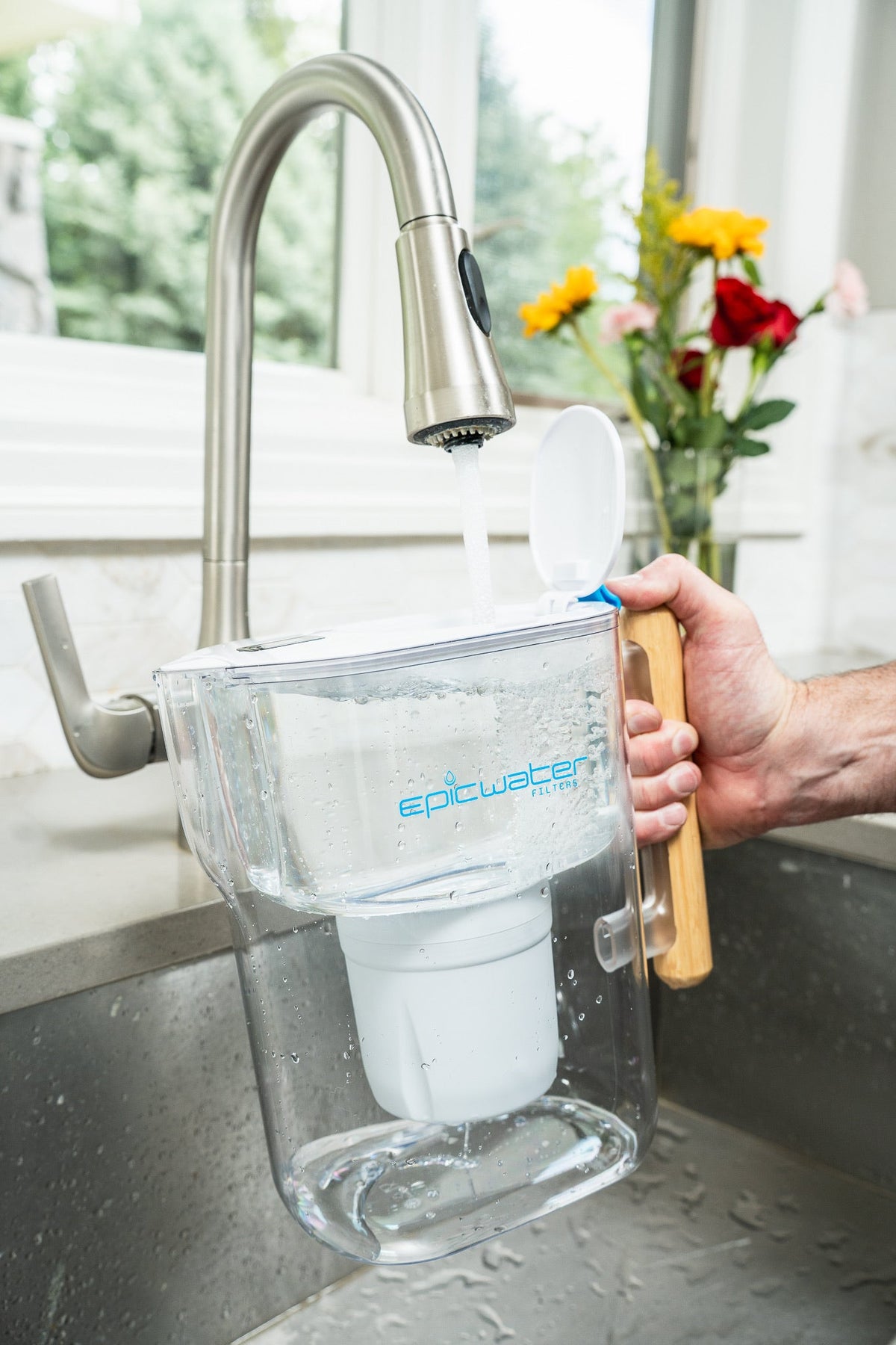 Pure XP Water Filter Pitcher | Reduces Fluoride, PFAS, & Parasites