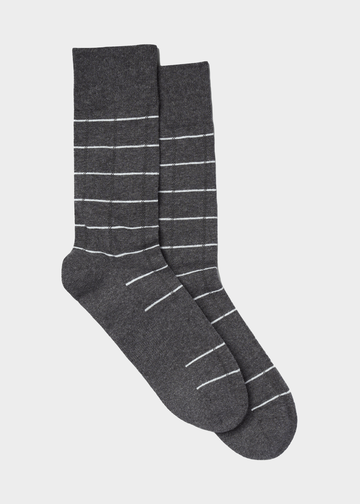 Everyday Comfort Socks - Straight Line Pattern
