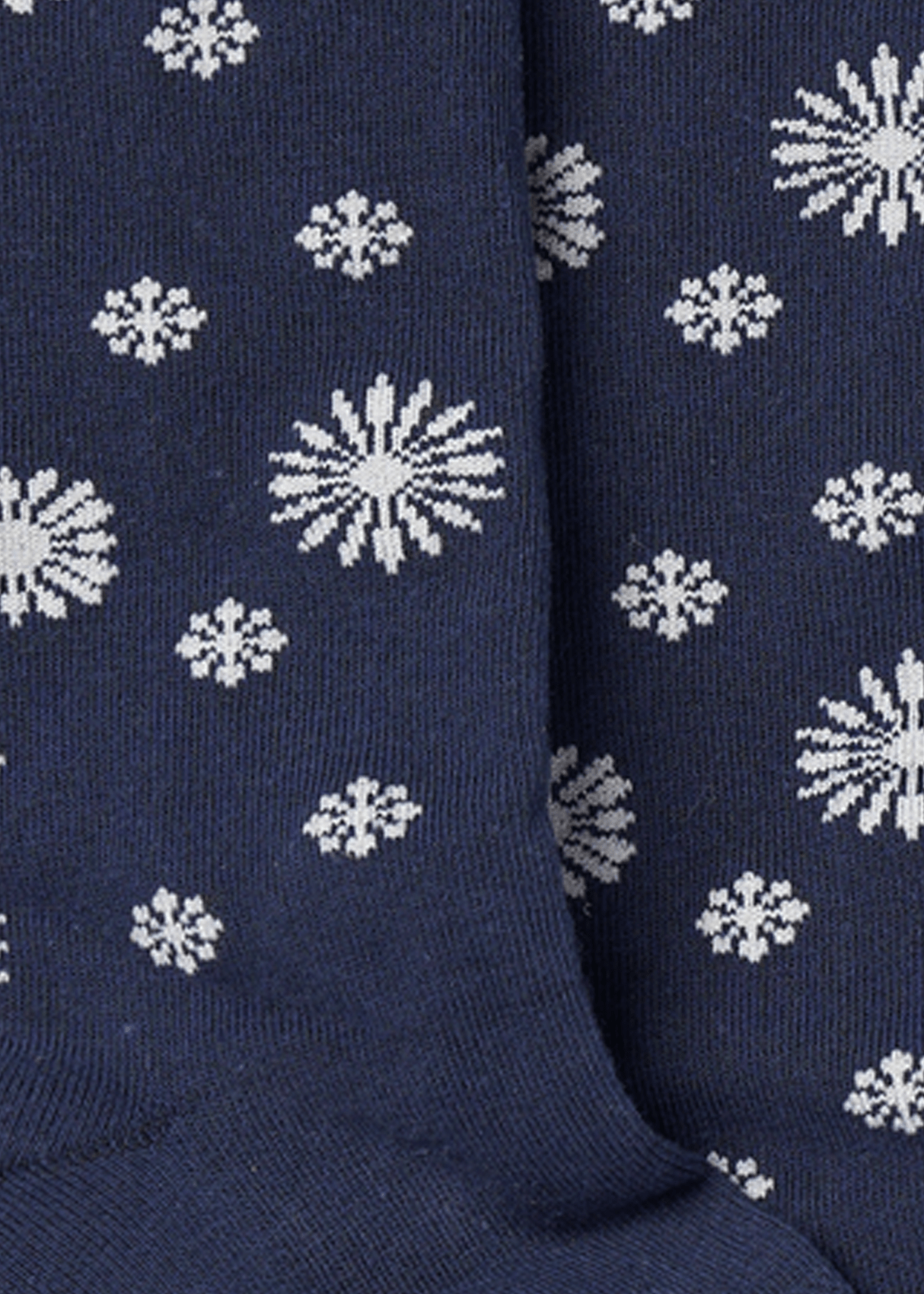 Everyday Comfort Socks - Snowflakes Pattern