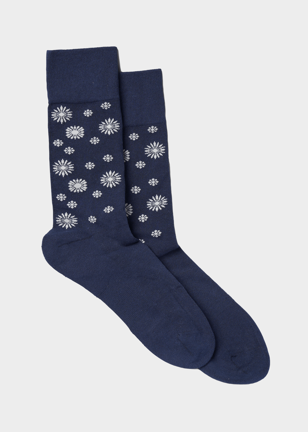 Everyday Comfort Socks - Snowflakes Pattern