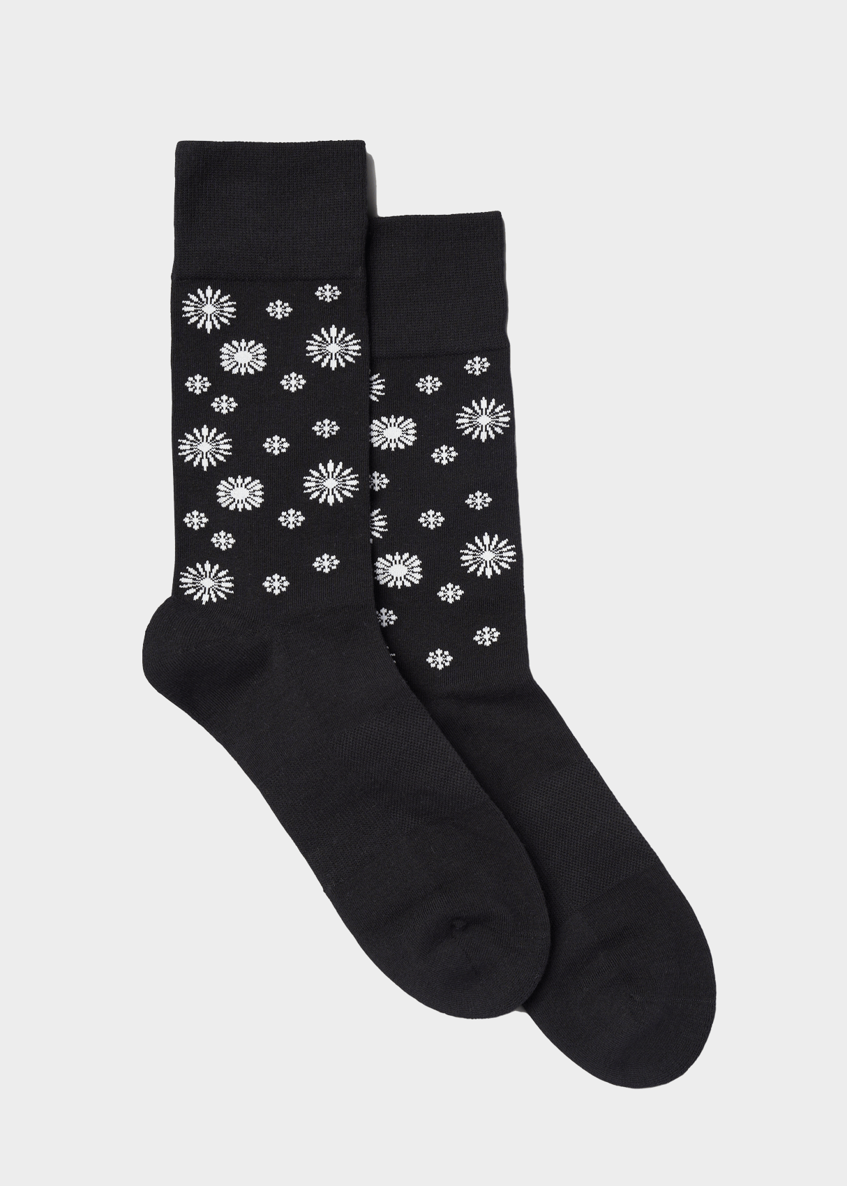 Everyday Comfort Socks - Snowflakes Pattern