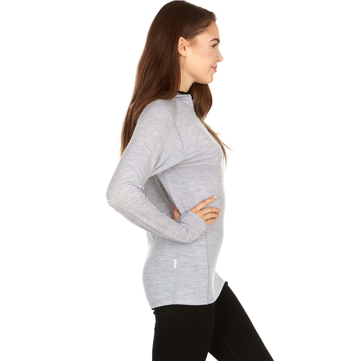 Women's 1/4 Zip Merino Sun Hoodie - Microweight