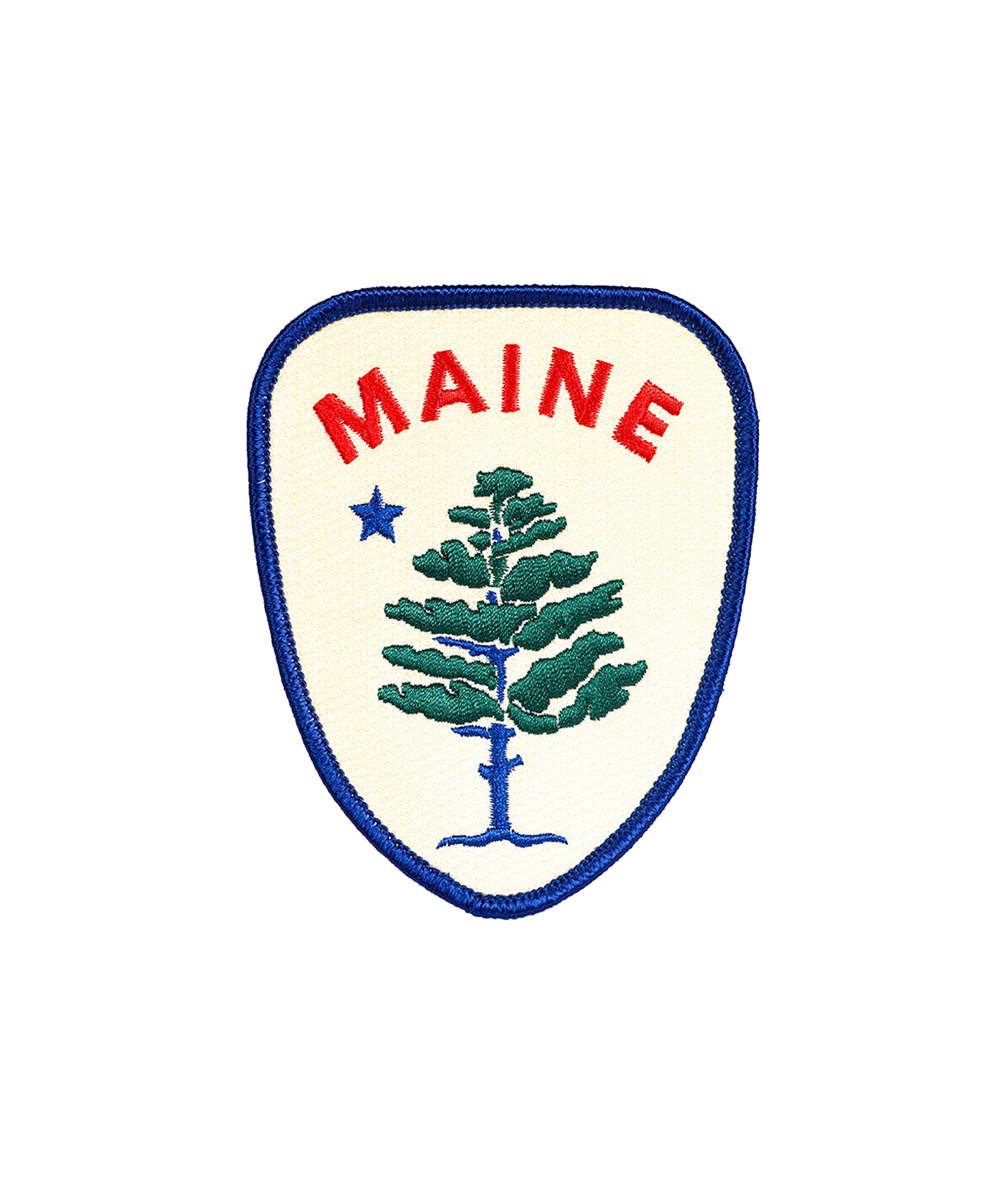 Maine Embroidered Patch