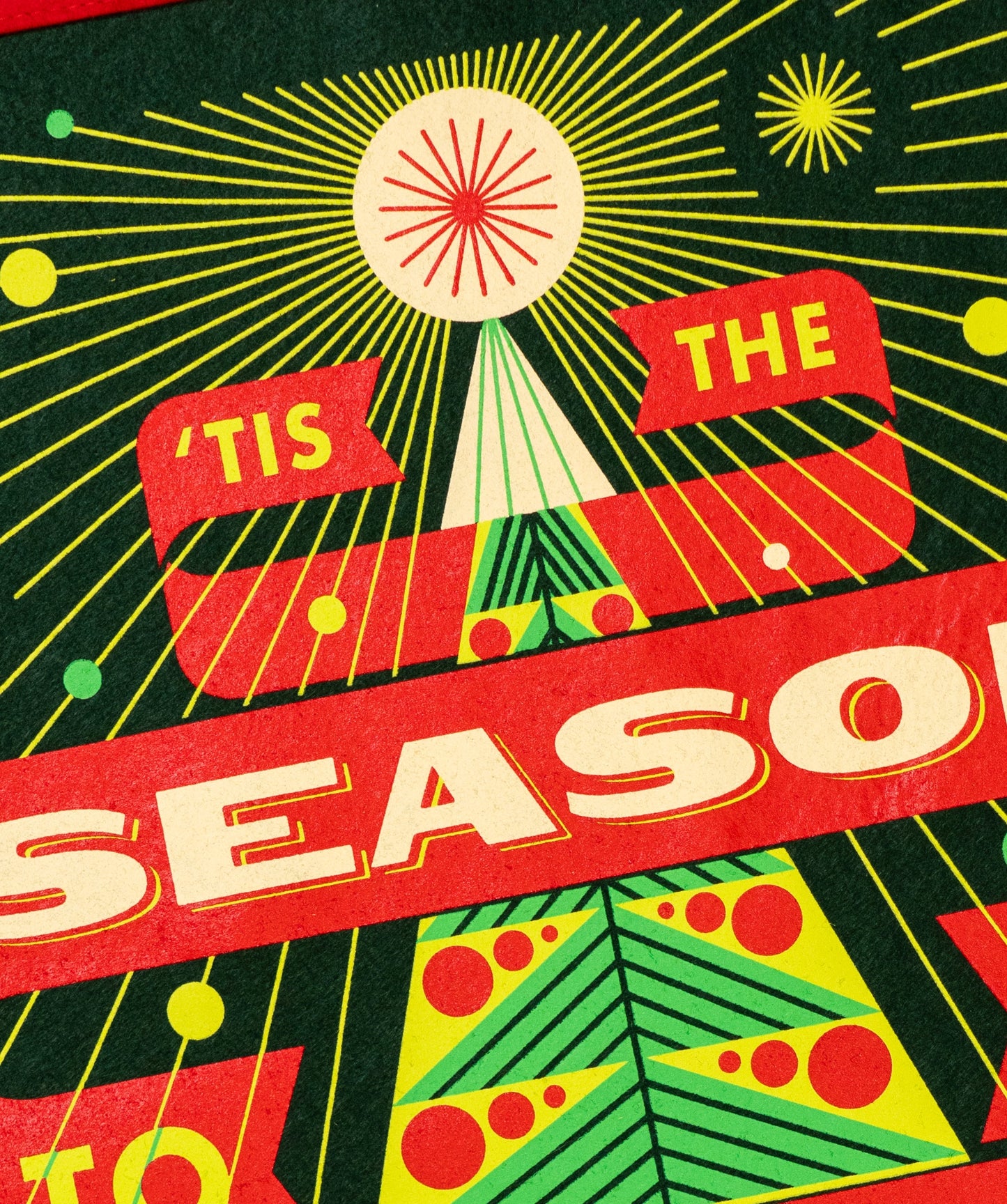 Tis the Season To Be Jolly Camp Flag • Invisible Creature x Oxford Pennant