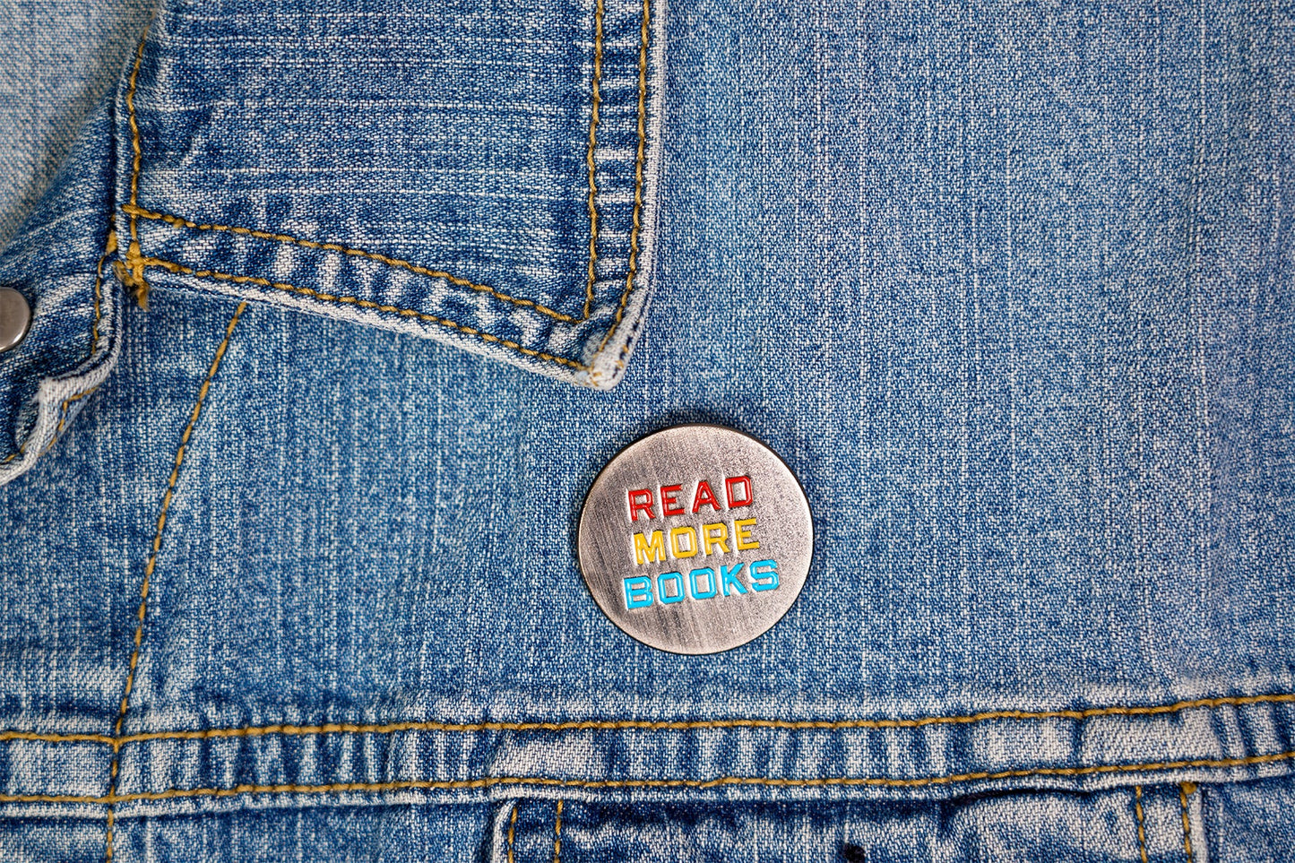 Read More Books Enamel Pin