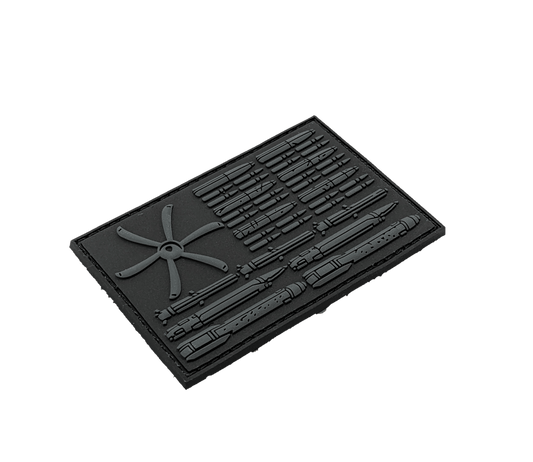 Bullet Flag - AC-130J - PVC Patches