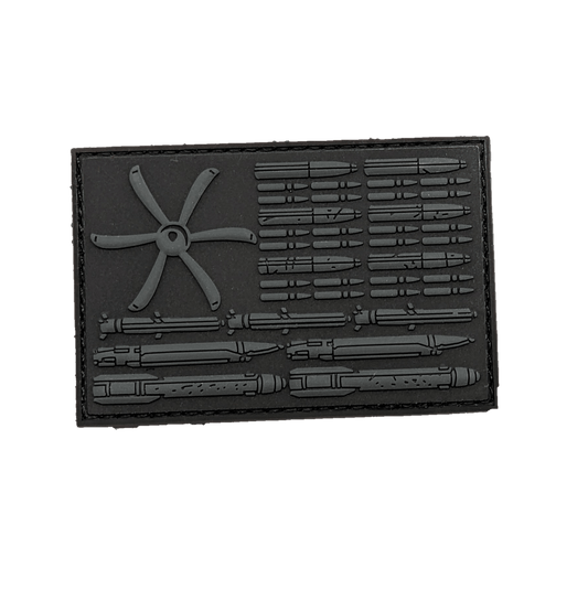 Bullet Flag - AC-130J - PVC Patches