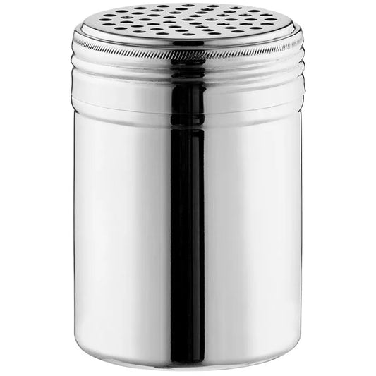 Choice 10 oz. Stainless Steel Shaker with Large Holes