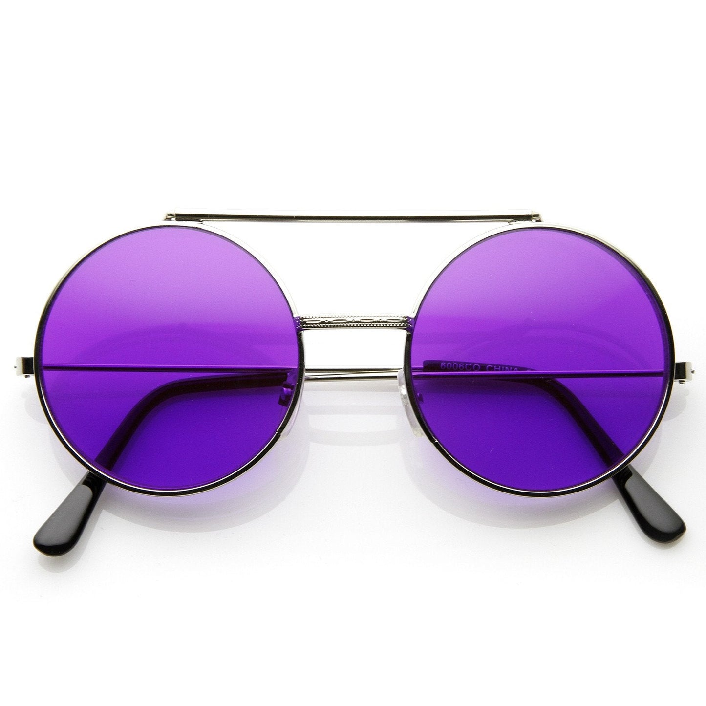 Steampunk Vintage Circle Round Flip Up Vintage Sunglasses 8793