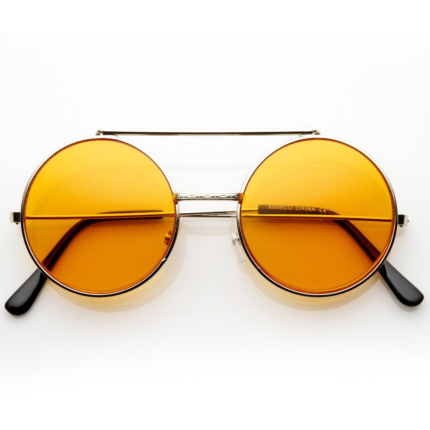 Steampunk Vintage Circle Round Flip Up Vintage Sunglasses 8793