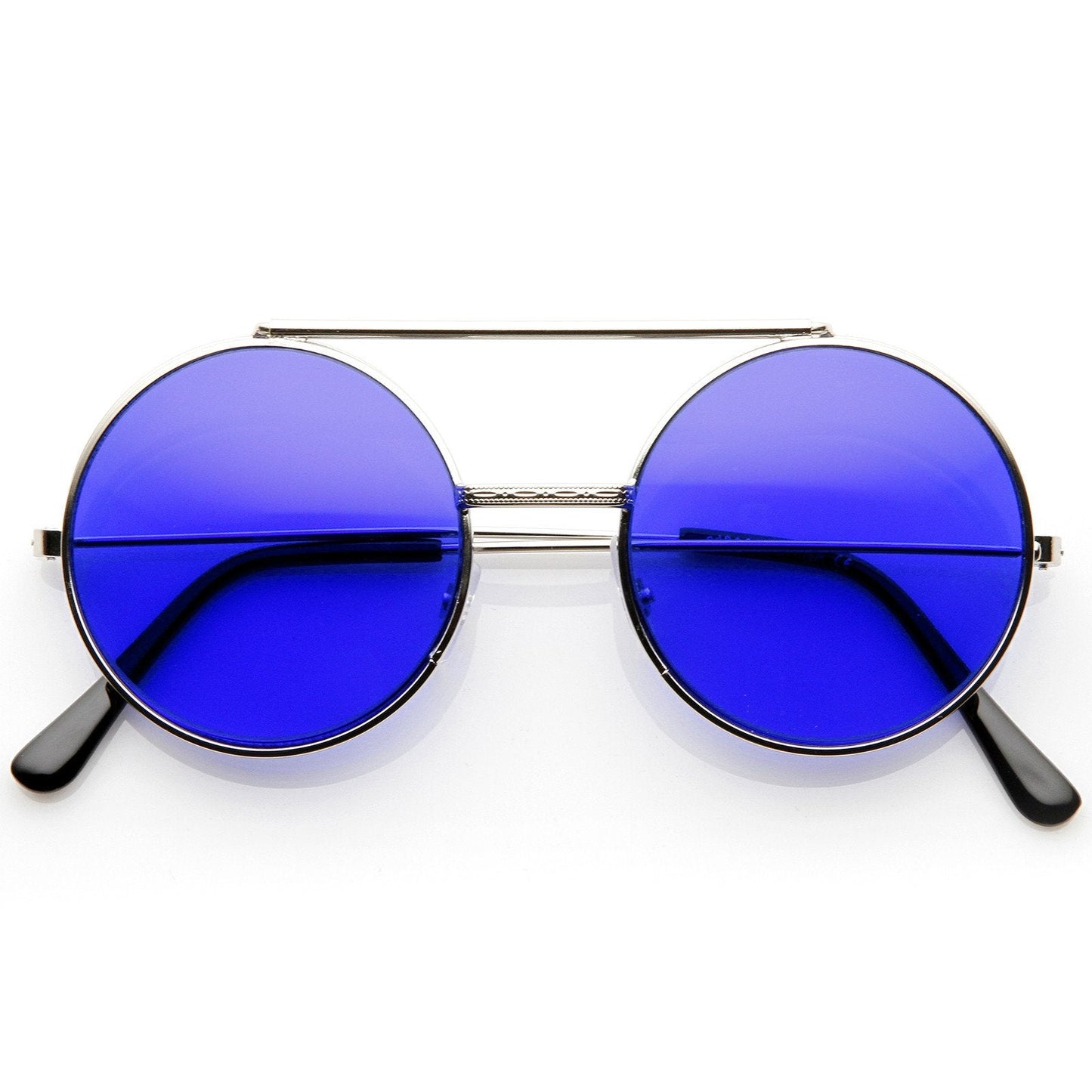 Steampunk Vintage Circle Round Flip Up Vintage Sunglasses 8793