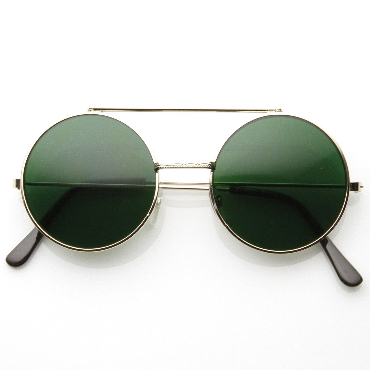 Steampunk Vintage Circle Round Flip Up Vintage Sunglasses 8793