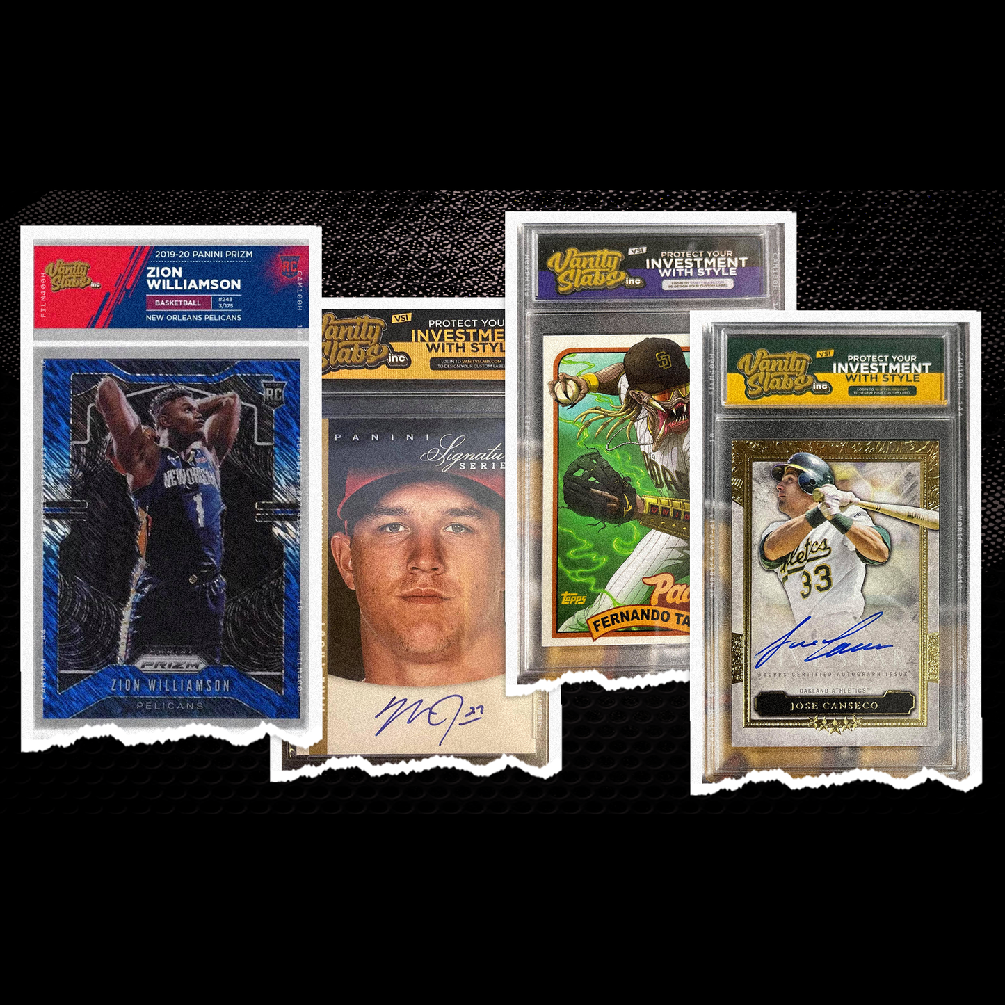 Vanity Slabs Holder for RPA Cards 130pt Thickness Empty Slab for Thick Trading Cards