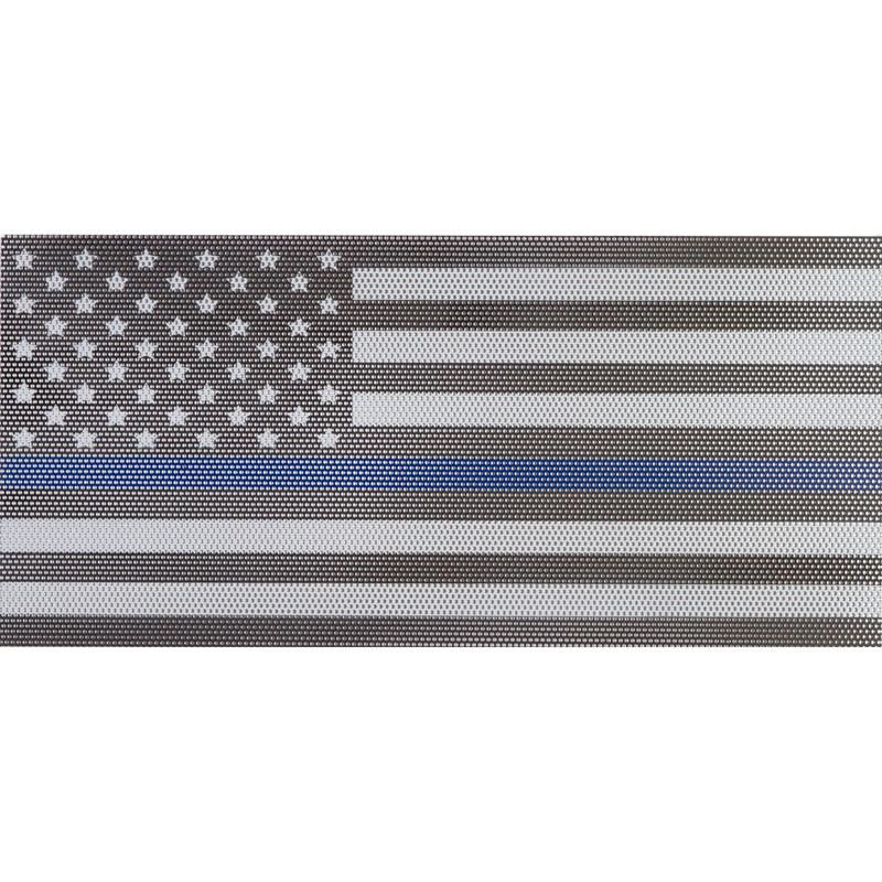 Thin Blue Line American Flag Inserts & Vent Decals Bundle