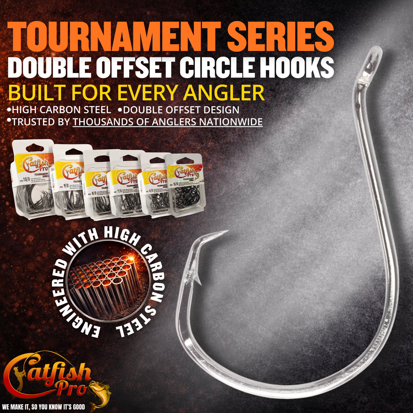 Double Offset Circle Hooks 6/0 - Value Pack